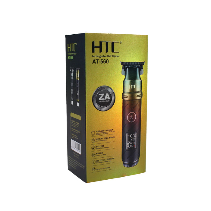 Cortadora de pelo HTC inalámbrica tipo C
