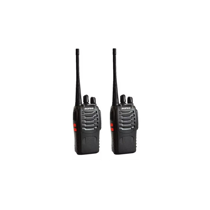Kit Doble Walkie Talkie, 2 auriculares