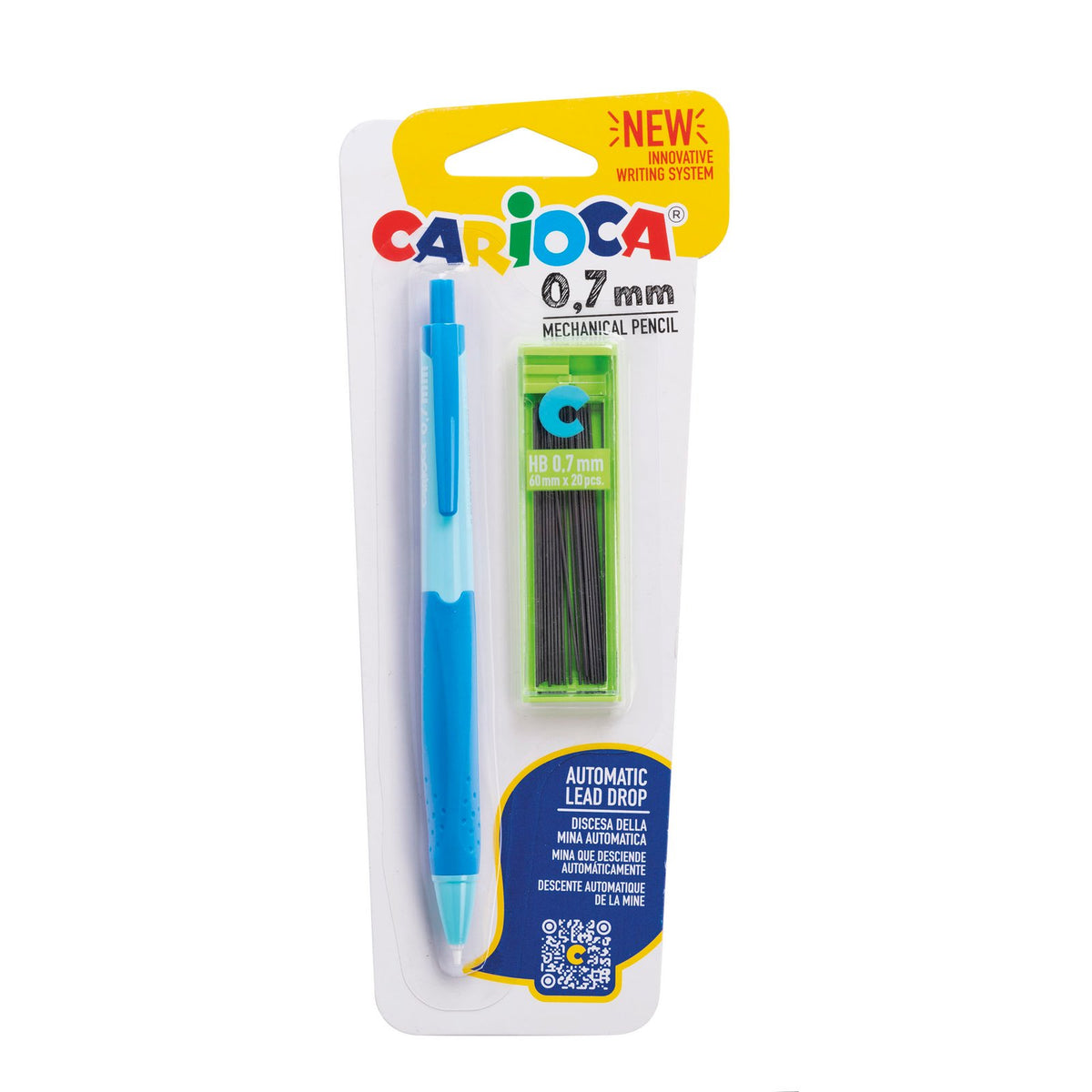 Portaminas Carioca 0,7 mm con Estuche de Repuesto