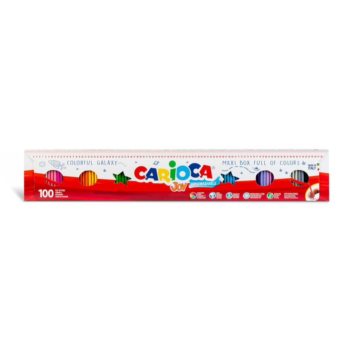 Plumones Carioca Joy 100 Unidades · Maxi Box de 1 Metro