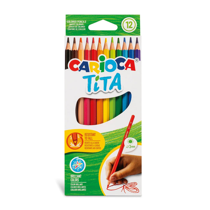 Lápices de Colores Carioca Tita 12 Unidades