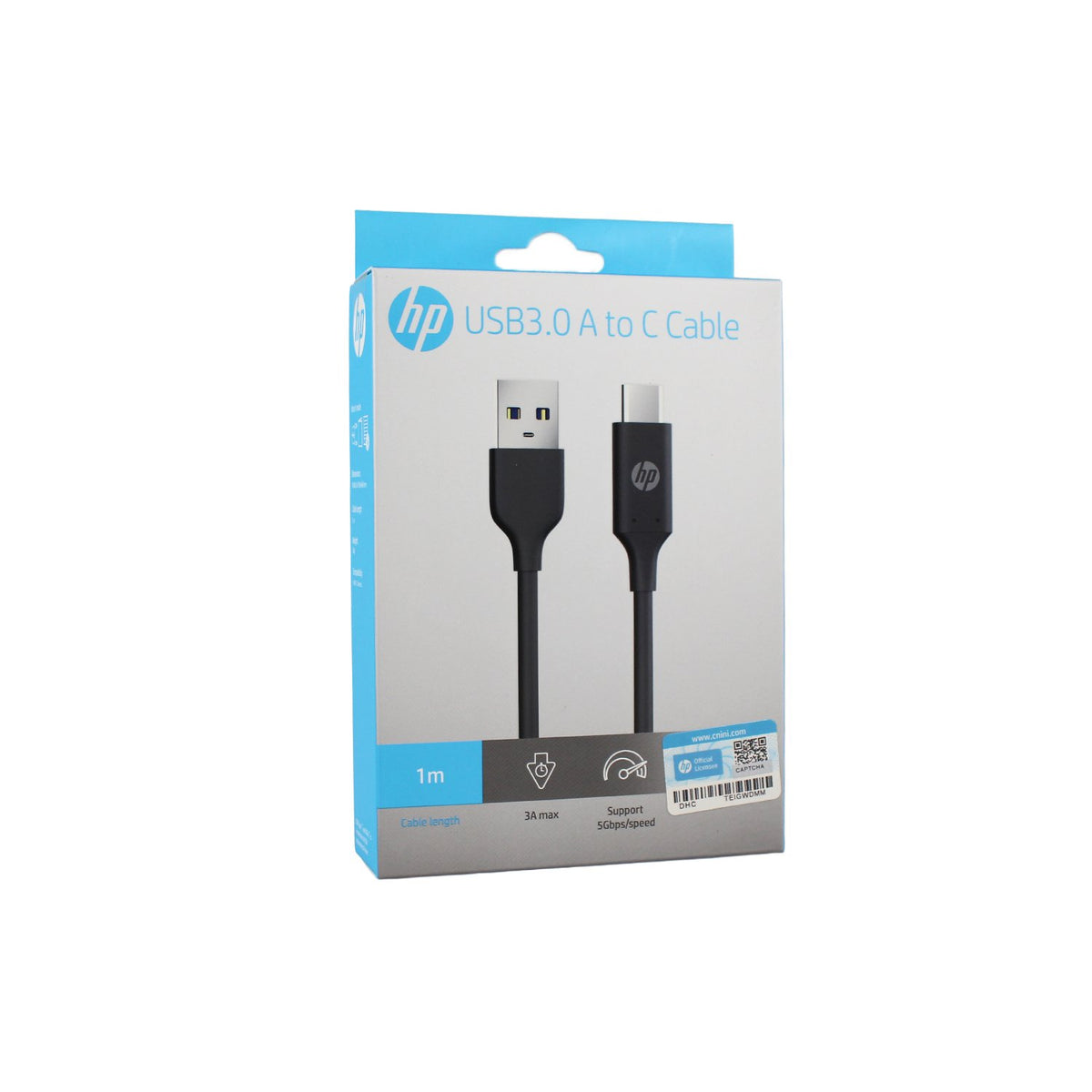 Cable HP USB 3.0 a C 1mt 5GBPS, 3A