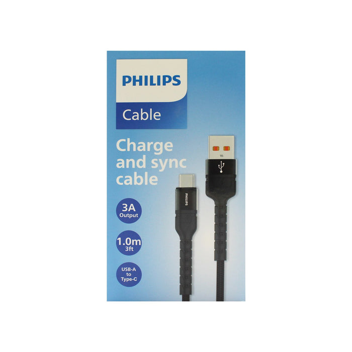 Cable Philips USB 3.0 a tipo c 1mt trenzado