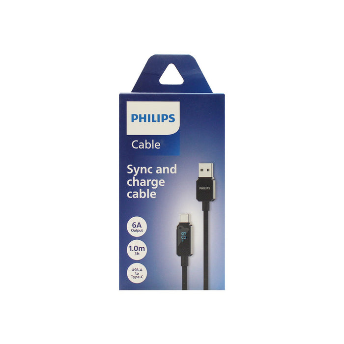 Cable Philips USB 3.2 a tipo c 1mt con pantalla