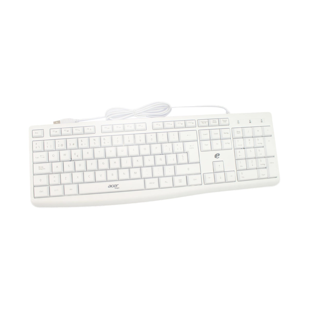 Kit Teclado + Mouse ACER con cable White