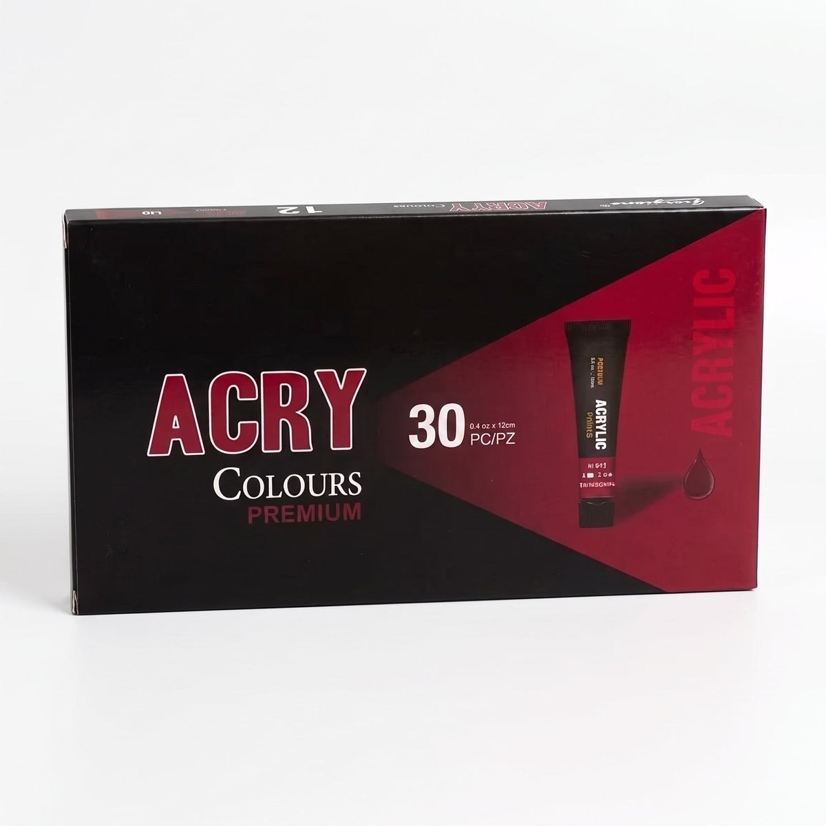 Set 30 Pinturas Acrílicas Giorgione G-AC3005 · 30 Colores 12 ml con Metálicos