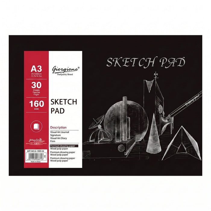 Sketch Pad Giorgione G-SK30 A3 Horizontal 160 g · 30 Hojas Espiral