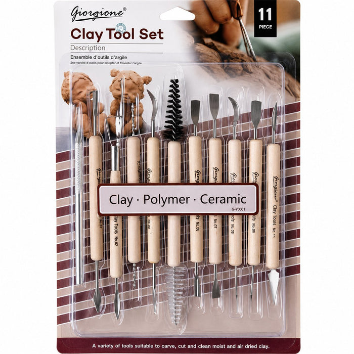 Set 11 Herramientas de Modelado Giorgione G-Y0001 Doble Extremo