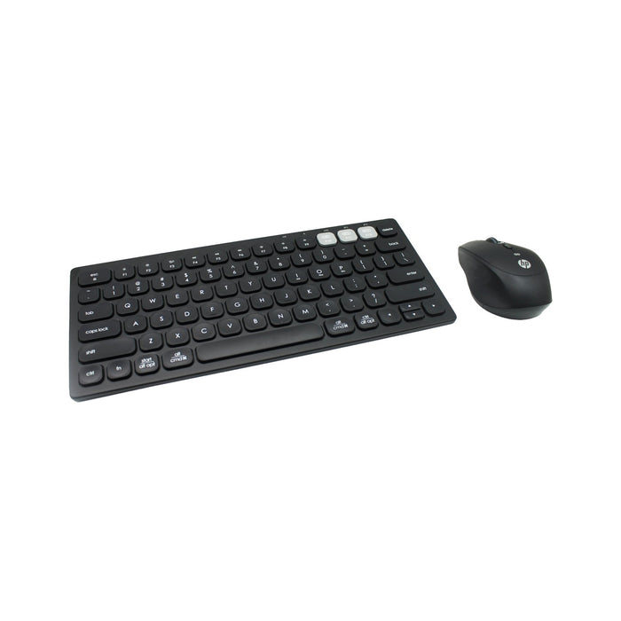 Kit teclado y mouse inalámbrico HP CS750BK, 78 teclas.