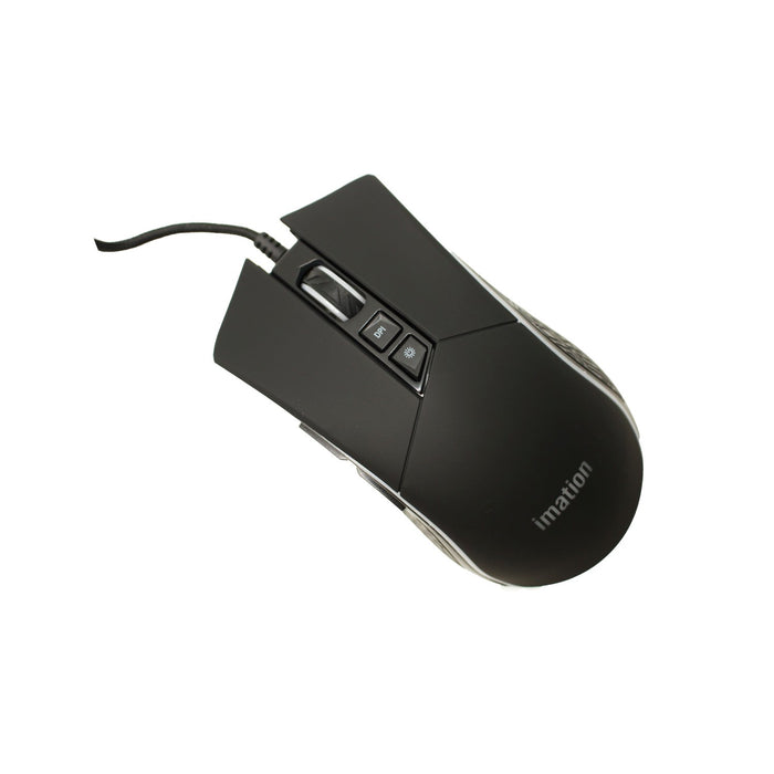 Mouse Imation 12800 DPI, RGB, 8 botones, USB