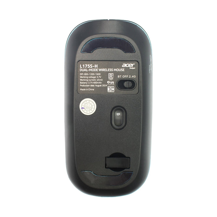 Mouse Acer L175S-H Óptico 1600dpi Negro