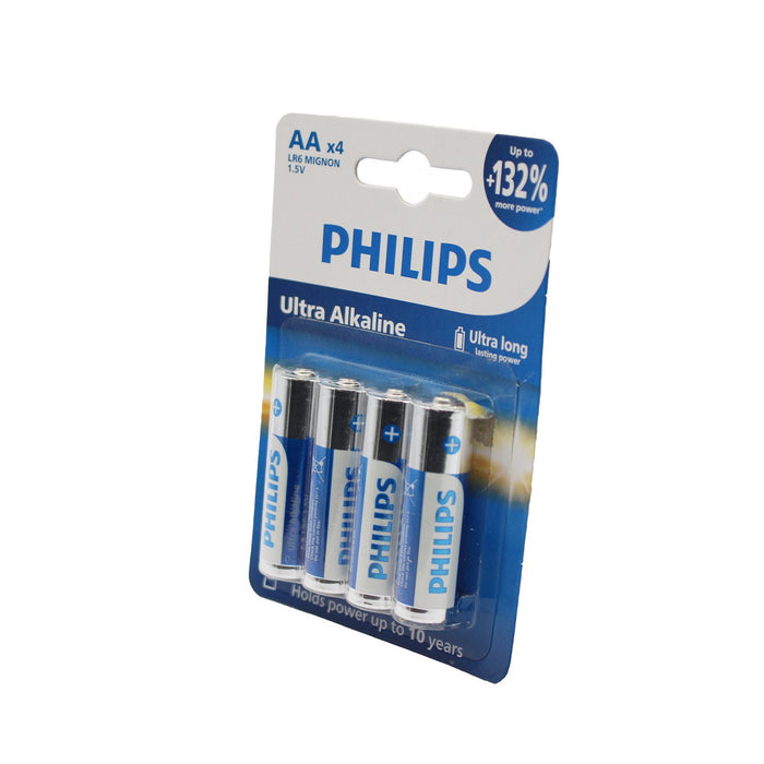 Pila Philips ultra alcalinas AA - blíster de 4 unidades
