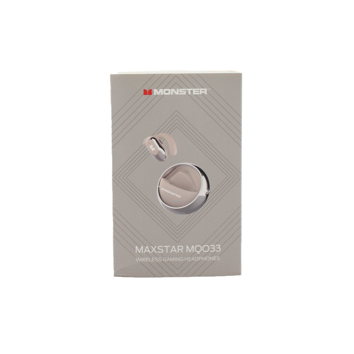 Audífono Monster BT V5.4, cable tipo C, 250 mAh, BEIGE.