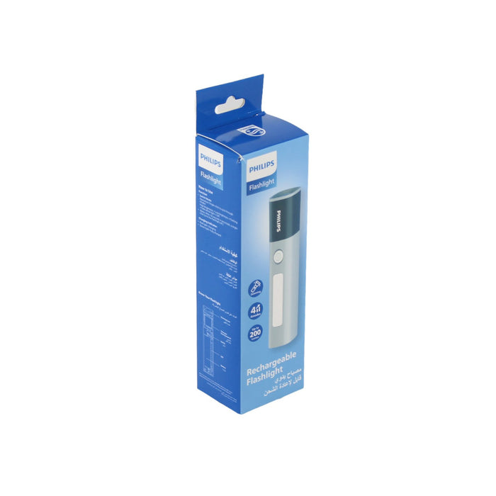 Linterna recargable Philips 200Lum