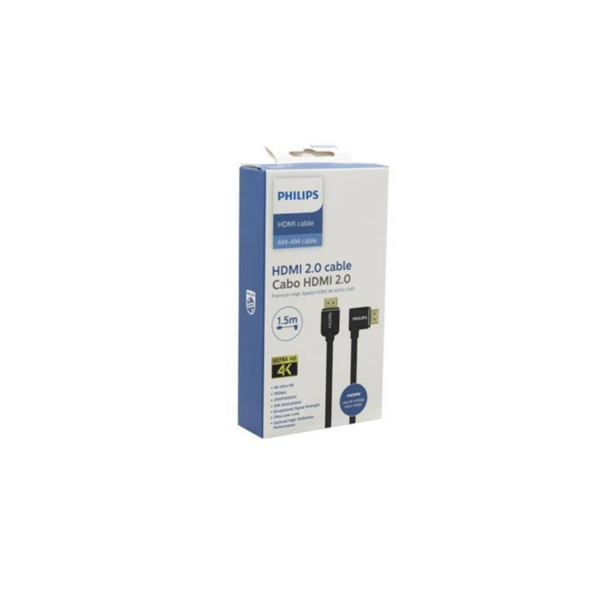 Cable Philips HDMI 1.5m TV - Home theater