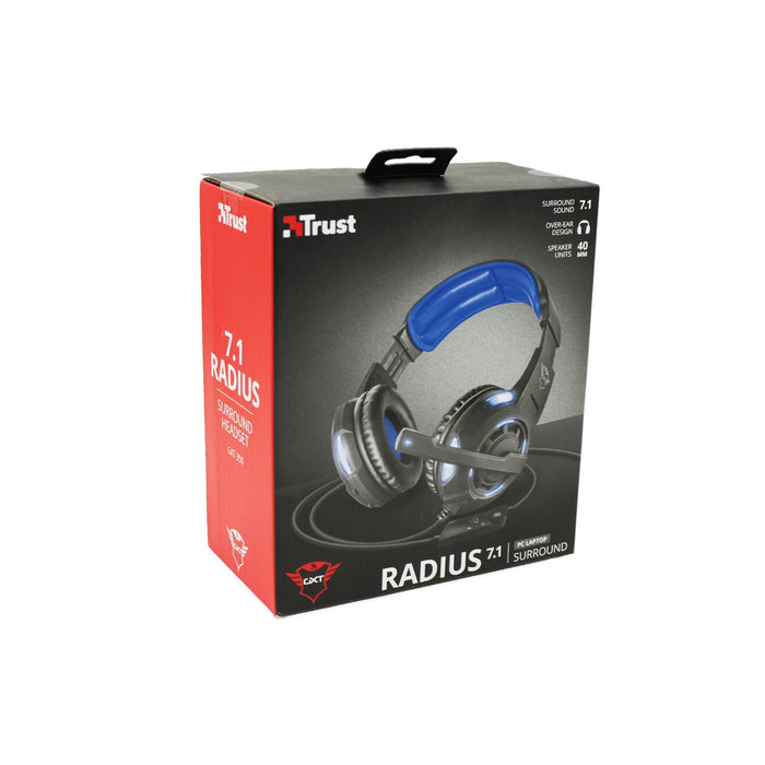 Audífono Trust Gamer, cable 2.5 m USB