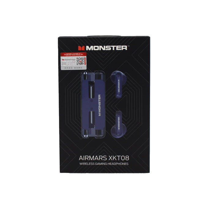 Audífono Monster Bt V5.3 Uso Continuo 5 Hrs Blue