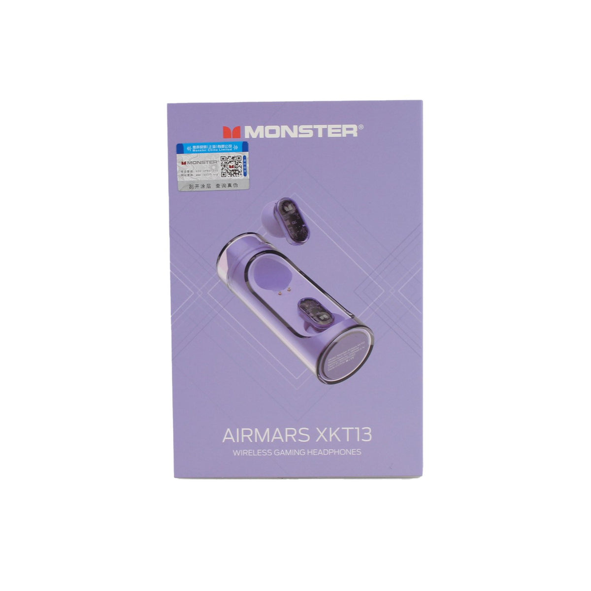 Audífono Monster Bt V5.3 Uso Continuo 4 Hrs Purple