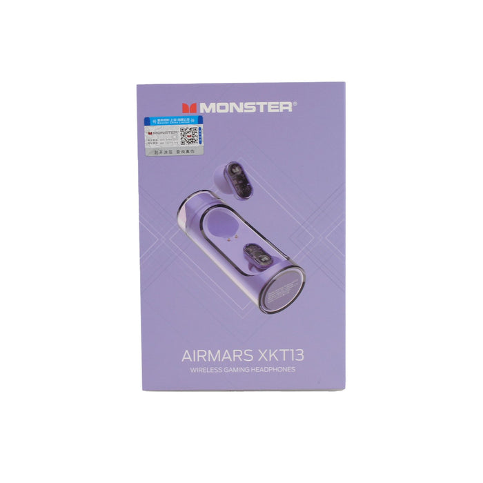 Audífono Monster Bt V5.3 Uso Continuo 4 Hrs Purple