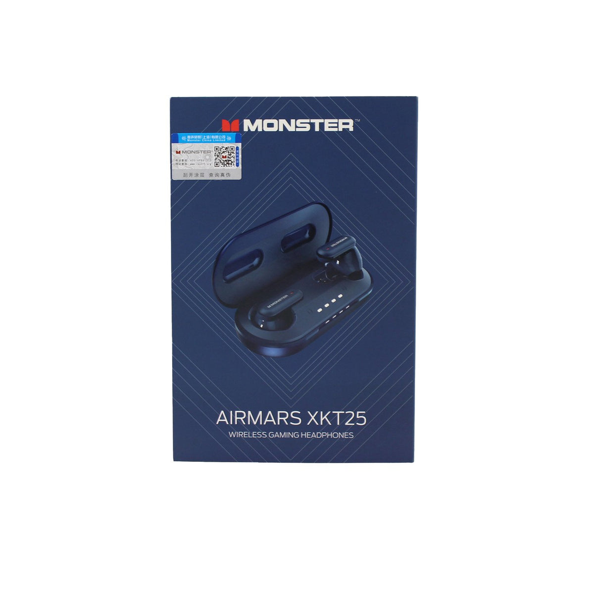 Audífono Monster Bt V5.4 Uso Continuo 4 Hrs Blue