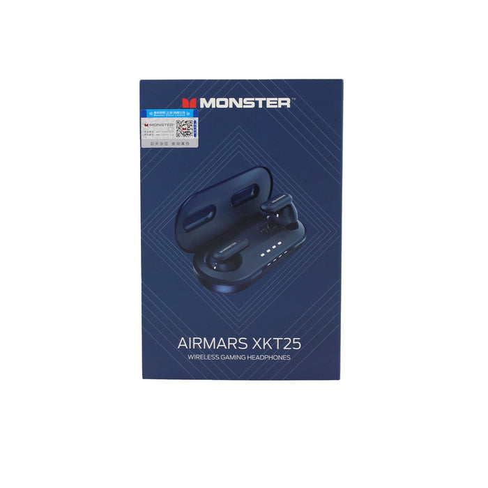 Audífono Monster Bt V5.4 Uso Continuo 4 Hrs Blue