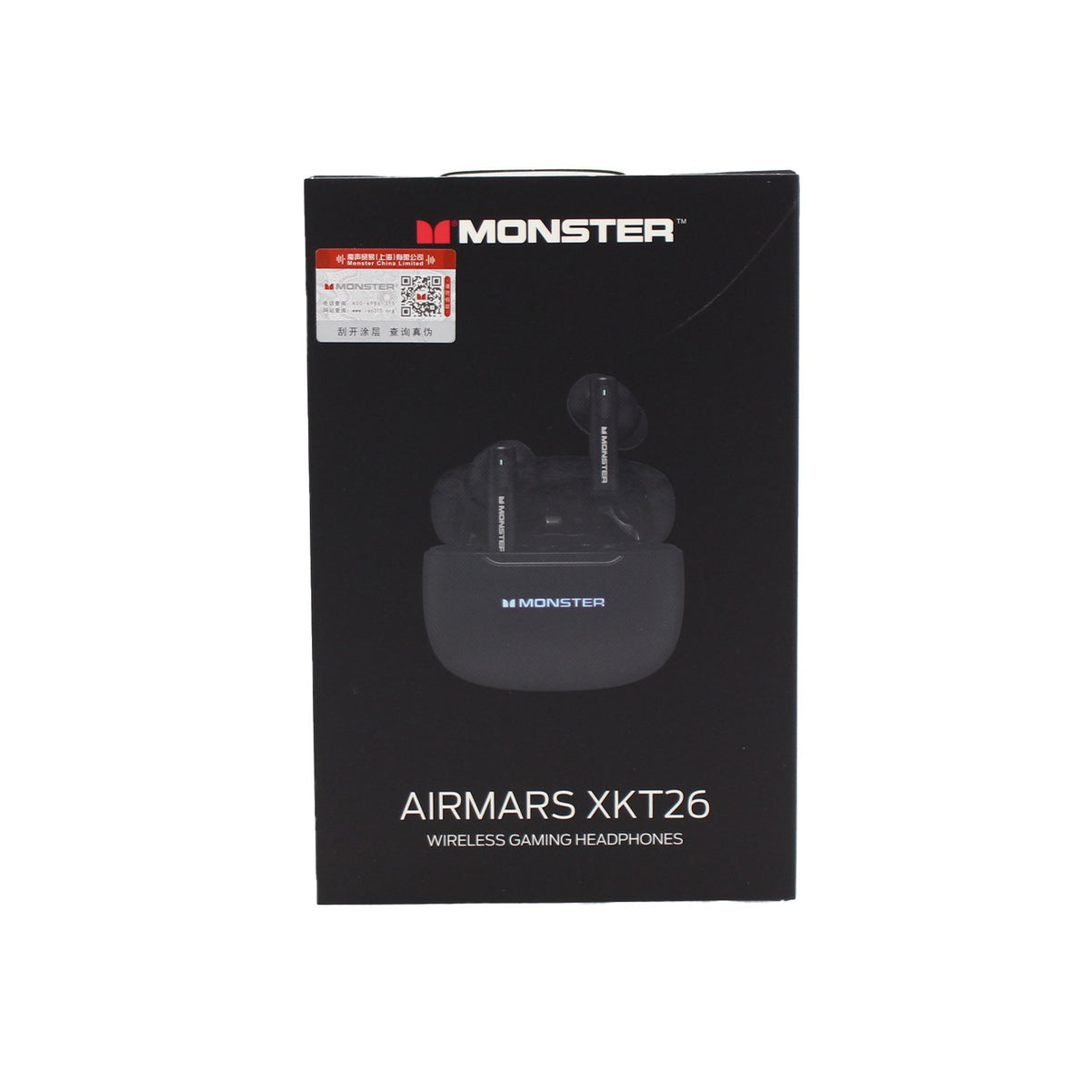 Audífono Monster Bt V5.4 Uso Continuo 4 Hrs Black