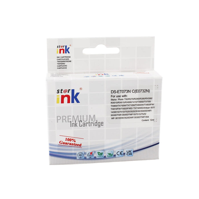 Cartucho De Tinta Para Epson To 732 Cyan