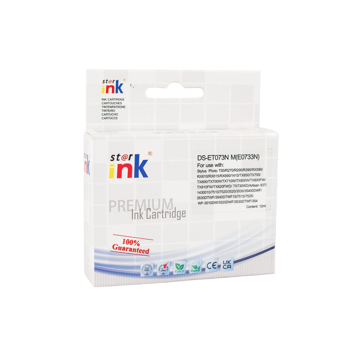 Cartucho De Tinta Para Epson To733 Mageta