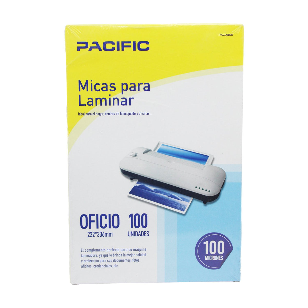 Termolaminadora Pacific oficio 100 mic 100 un