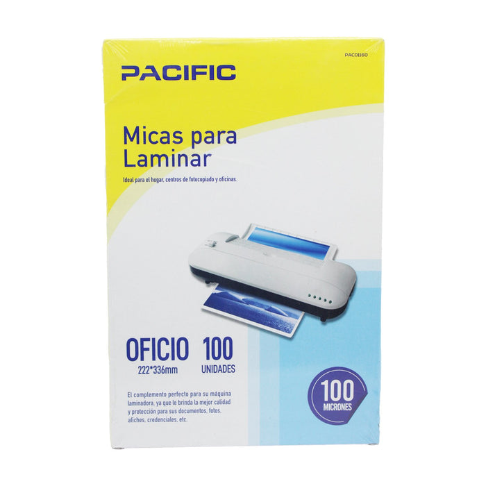 Termolaminadora Pacific oficio 100 mic 100 un