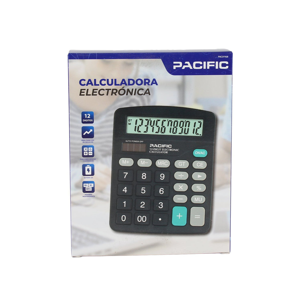 Calculadora electrónica 12 dígitos