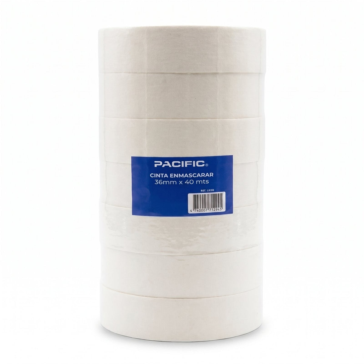 Pack 7 Cintas de Enmascarar Pacific 36 mm x 40 m – Masking Tape