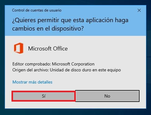 Instalación Office