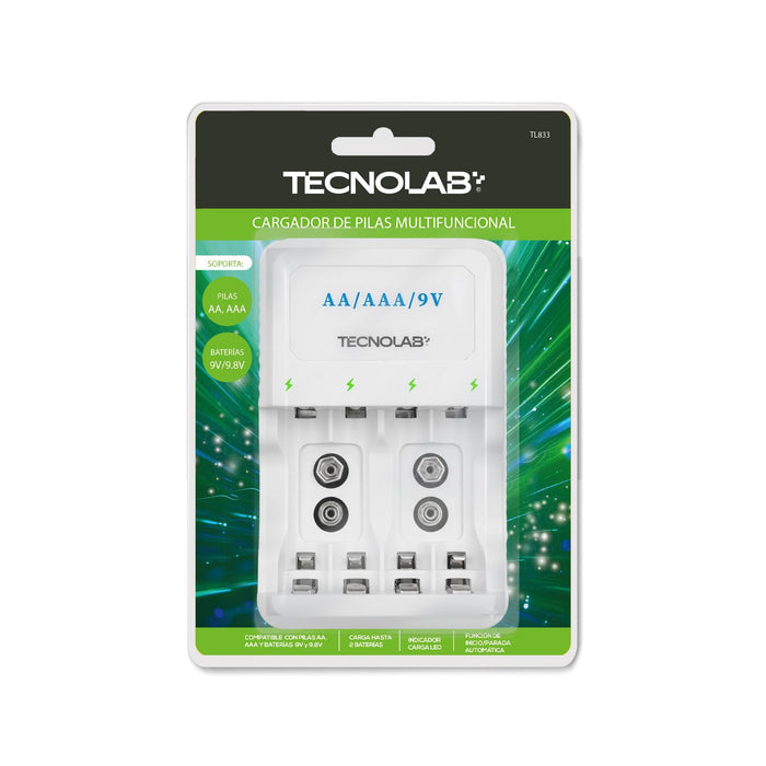Cargador de Pilas Multifuncional Tecnolab