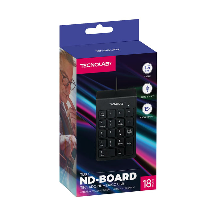 Teclado Numérico USB Tecnolab (Modelo TL860)